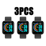 3pcs Reloj Inteligente Smartwatch De Aplicación