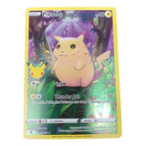 Pikachu 100 Full Art Holo 005 Pokemon Carta Tarjeta