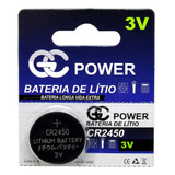 15pcs Bateria Moeda Cr2450 3v Pilha Lithium Blister Nova 