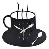 Reloj De Pared Moderno Cocina Temática Taza De Café