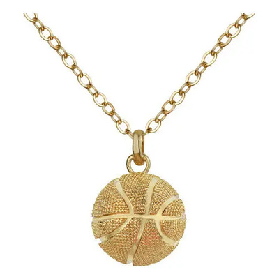Xl Collar De Diamantes Con Accesorio De Baloncesto Ry