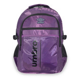 Mochila Umbro® Practica Porta Laptop Hasta 17 Impermeable Color Violeta