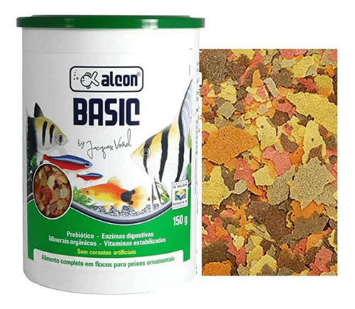 Ração Em Flocos Para Peixes Alcon Basic 150g