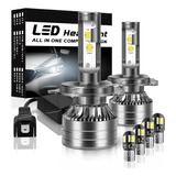 H4 Kit De Faros Led 40000lm Para 2000-2004 Ford Focus