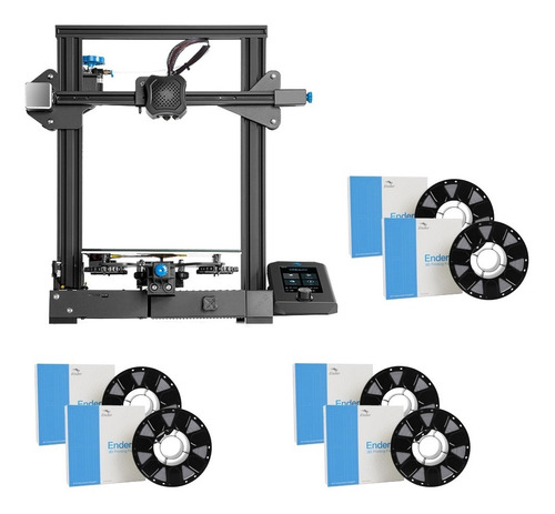 Impresora 3d Creality Ender-3 V2 + 6 Kg Filamento + Envio