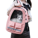 Mochila Transportadora Mascotas Gato Perro ,super Comoda