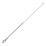 Antena Corta Pipa Moto Retrátil Anti Cerol Guidao Aço Inox