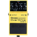 Pedal De Overdrive Boss Odb-3 Bass Overdrive Odb-3