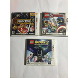 3 Juegos Lego + Angry Birds Star Wars Nintendo 3ds