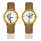 Reloj De Pareja León Y Leona + Estuche Dayoshop