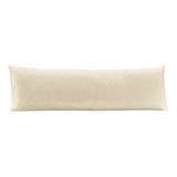 Fronha Body Pillow Acetinado 40x130 Altenburg Bege