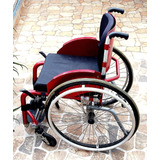 Cadeira De Rodas Monobloco M3 Vinho 44cm