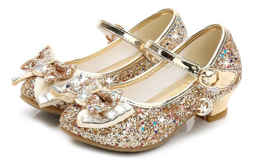 U Zapatos De Niña Sandalias Princesa Zapatillas De Cristal