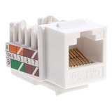 Conector De Pared Cat5e 45º Punch Down Utp, Rj45 Perfil