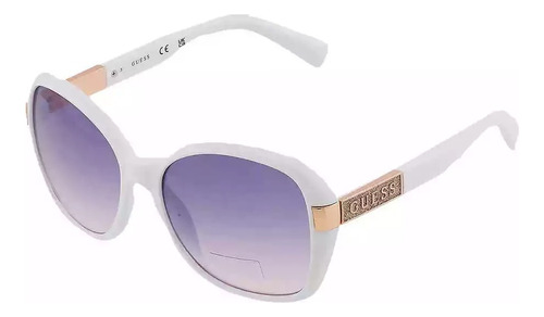 Lentes Guess Bordeux Butterfly Mujer Original 