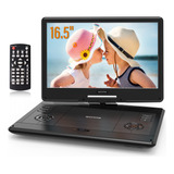 Wonnie Reproductor De Dvd Portatil De 16.5 Pulgadas Con Pant