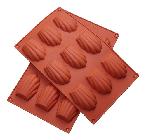 Forma De Silicone Biscoitos Madeleines Bolo Chocolate Doce