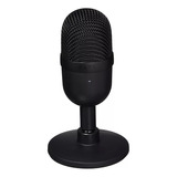 Micrófono Razer Seiren Mini Stream Podcast Color Negro