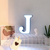 Led Night Plastic Con Forma De 26 Letras Del Alfabeto Inglés