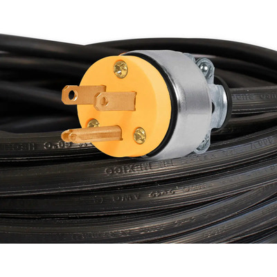 Extensión Eléctrica De 5m Calibre 3x12 Uso Extra Rudo Para Exteriores Protección Falla A Tierra Pvc Color Negro | MercadoLibre