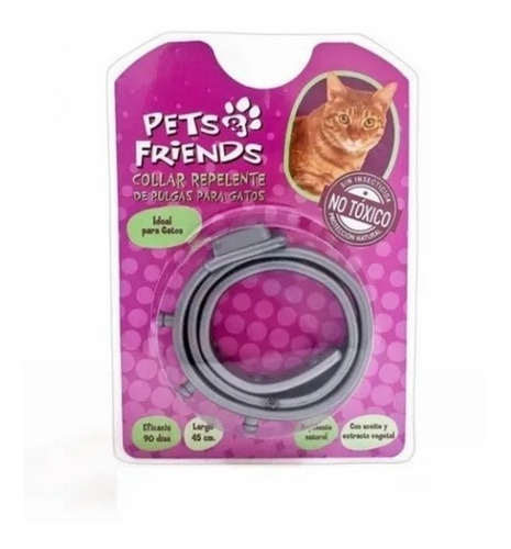 Collar Repelente De Pulgas Para Gatos No Toxico