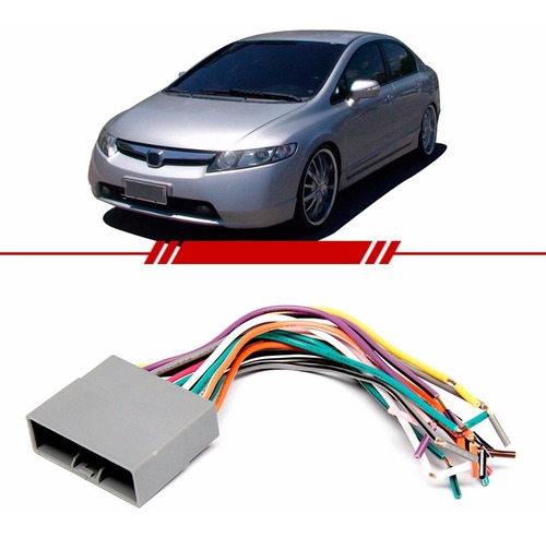 Chicote Plug Instalação + Antena  Honda New Civic Crv Ate 11