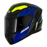 Capacete Axxis Segment Now C7 Azul Envio Imediato Novo