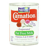 Evaporada Carnation Leche Sin Grasa Pack De 4