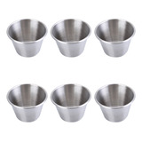 6pcs Al Aire Libre De Acero Inoxidable 70ml Copas De Vino