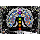 Manta Decorativa Chakras-yoga-espiritualidad 4 Modelos