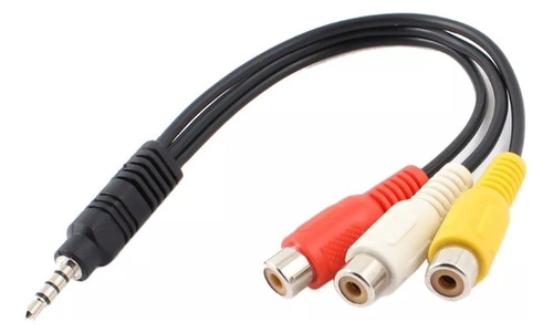 Cable Adaptador Miniplug A 3rca Hembras Samtv3 - 4629