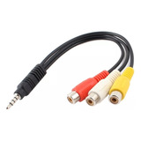 Cable Adaptador Miniplug A 3rca Hembras Samtv3 - 4629