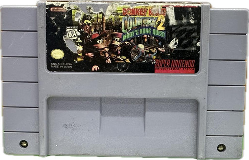 Donkey Kong Country 2 Didys Kong Quest Snes Original
