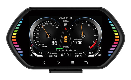 Velocímetro Gps Inteligente F12 Universal Hud Con Pantalla O