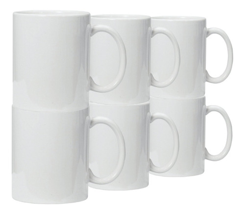 Taza 11oz Tlp Sublimacion Sublimar Blanca 144 Piezas + 4 Pqts Papel Premium 