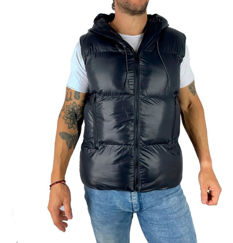 Chaleco Inflable Abrigo Canelones Invierno Nuevo Hombre