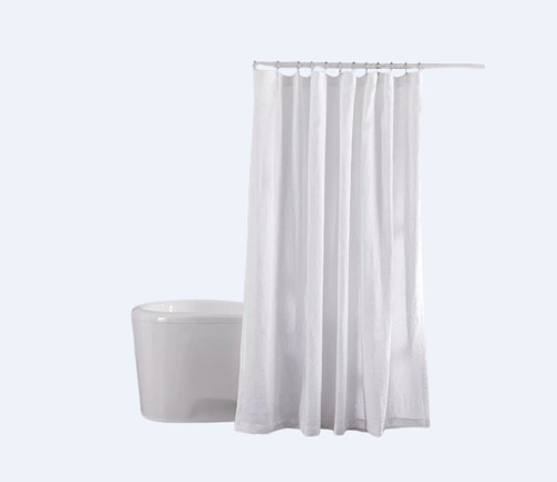 Cortina De Baño Tusor Alcoyana 100 % Algodon Tela Premium