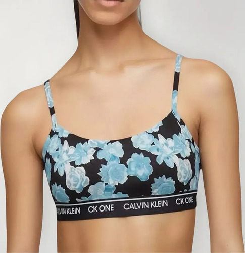 Top Calvin Klein One Algodon Color Negro - Original