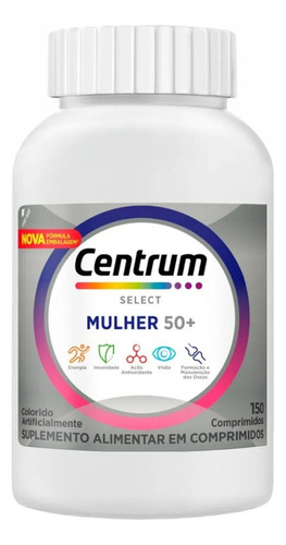 Centrum Select Mulher Com 150 Comprimidos Sabor Without Flavor