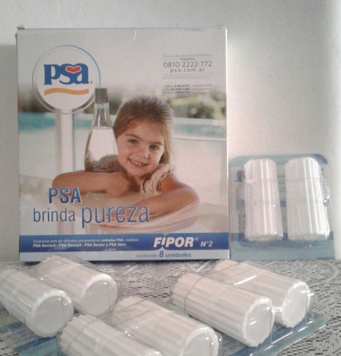 Filtros Fipor Para Purificadores Agua Senior 3 Psa - 2 Unid