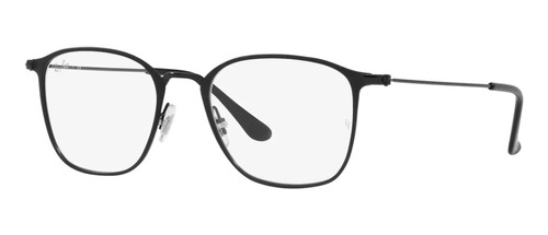 Óculos De Grau Ray-ban Rb6466 2904 51mm Original Preto Fosco