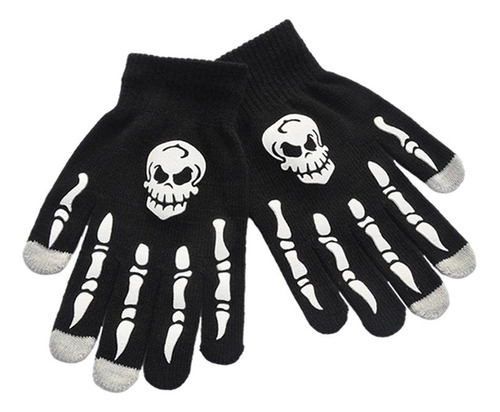 Guantes De Esqueleto De Halloween Que Brillan En La