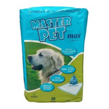 Paños Pañales Master Pet Max 90x60 Entrenamiento Perro X10