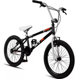 Bicicleta Bmx Aro 20 Stx V-brake Infantil Preto E Laranja Cor Preto/laranja Tamanho Do Quadro 20