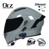 Casco Moto Abatible Bluetooth Integrado Negro Certificado