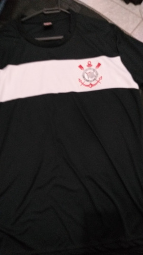 Camisa Do Corinthians Preta E Branca 