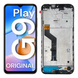 Tela Frontal Display Moto G9 Play Original Nac C/ Aro Xt2083
