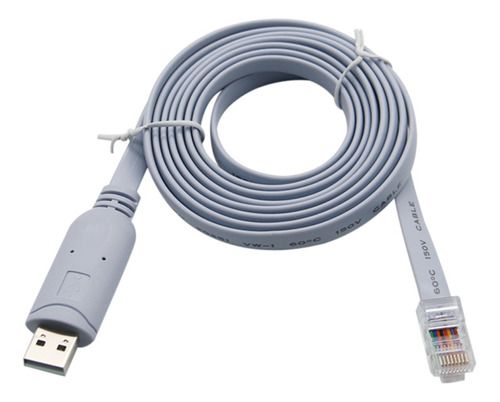 Cabo Console Usb Rj45 1.8m Terminal Switch Roteador Cisco Hp