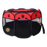 Corral Tienda Mascotas Portátil Plegable Caniche Gato Huron 