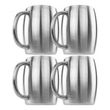 Stainless Double Wall Steel Beer/coffee/desk Smooth Mug...